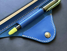 Обложка для ежедневника А6 (синяя)