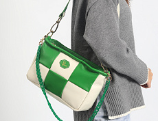 Сумка «Бристоль» white/green