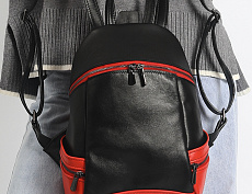 Рюкзак «Urban Lady» (чёрный/оранж)