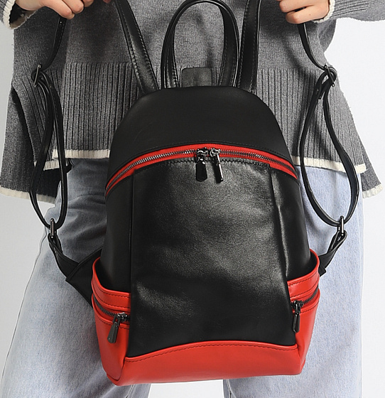 Рюкзак «Urban Lady» (чёрный/оранж)