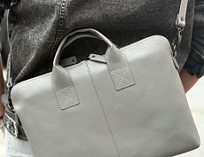 Сумка для ноутбука «Сити-лайн» (серая)