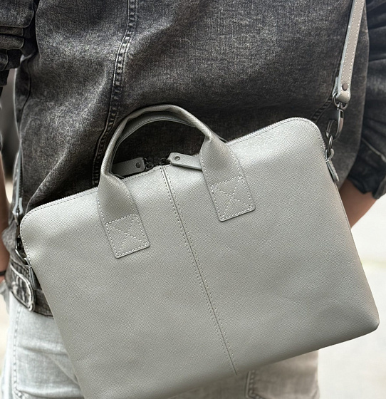 Сумка для ноутбука «Сити-лайн» (серая)