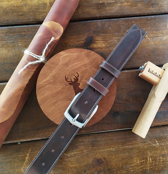 Ремень "Гавана-классик" из натуральной кожи