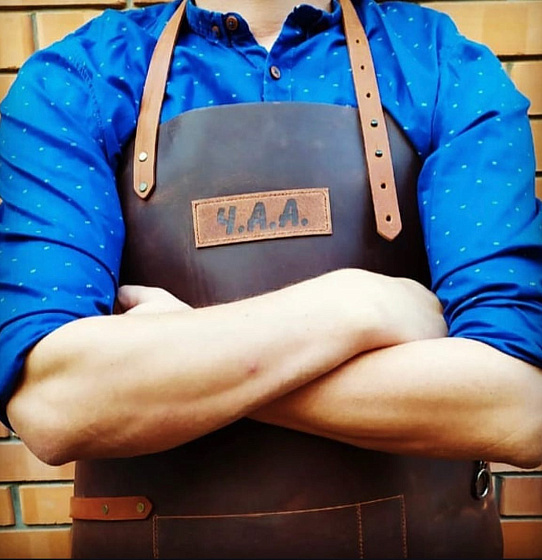 Фартук для гриля "Смотрящий за мангалом"