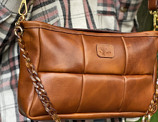 Сумка «Бристоль» brown/gold