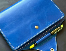 Обложка для ежедневника А6 (синяя)