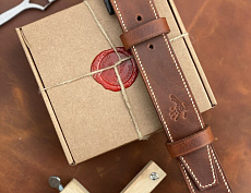 Ремень «Вест&Росс» из натуральной кожи