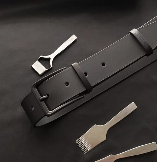 Ремень "Black Edition" натуральная кожа