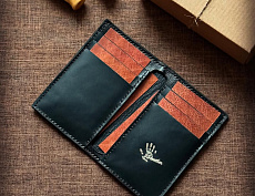  Классический кардхолдер "Книжка" (чёрный)