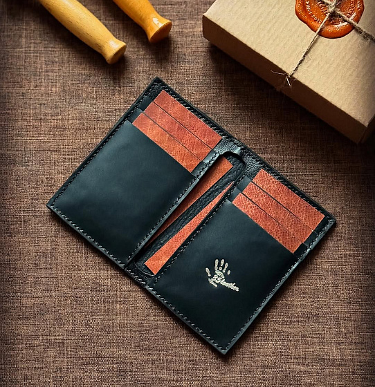  Классический кардхолдер "Книжка" (чёрный)