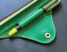 Обложка для ежедневника А6 (зелёная)