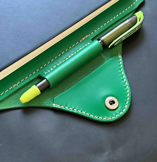 Обложка для ежедневника А6 (зелёная)