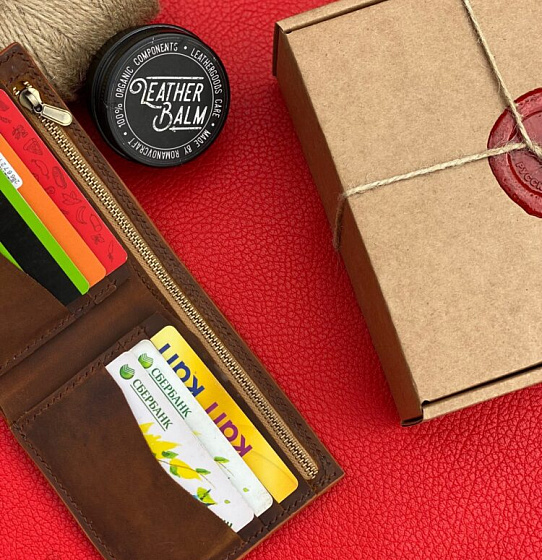 Кошелёк «Бифолд» Крейзи Хорс