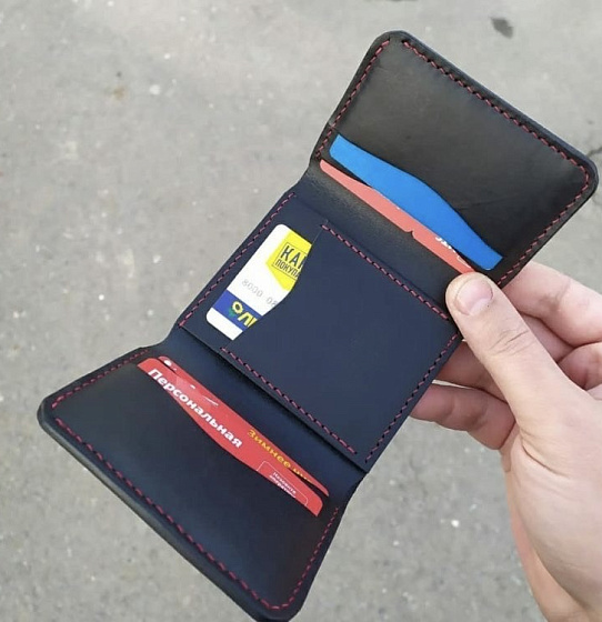 Кошелек "Трифолд" (чёрный)