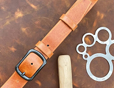  Ремень мужской (MPG) натуральная кожа