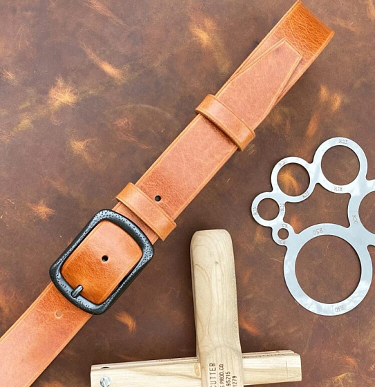  Ремень мужской (MPG) натуральная кожа