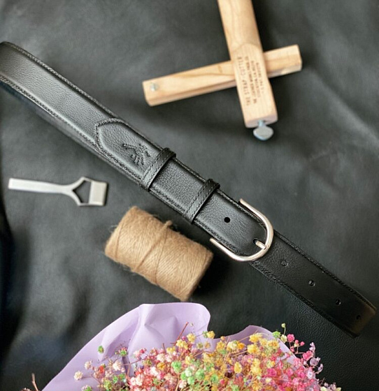 Ремень "Black PRO" из натуральной кожи