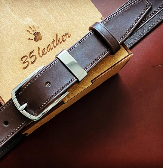 Ремень "MPG-35" из натуральной кожи