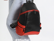 Рюкзак «Urban Lady» (чёрный/оранж)