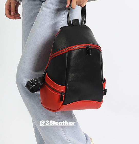 Рюкзак «Urban Lady» (чёрный/оранж)