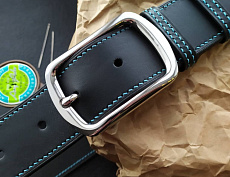 Ремень "Классик Derby Black & Blue" roller 
