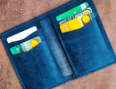  Классический кардхолдер "Книжка" (синий)