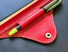 Обложка для ежедневника А6 (красная)