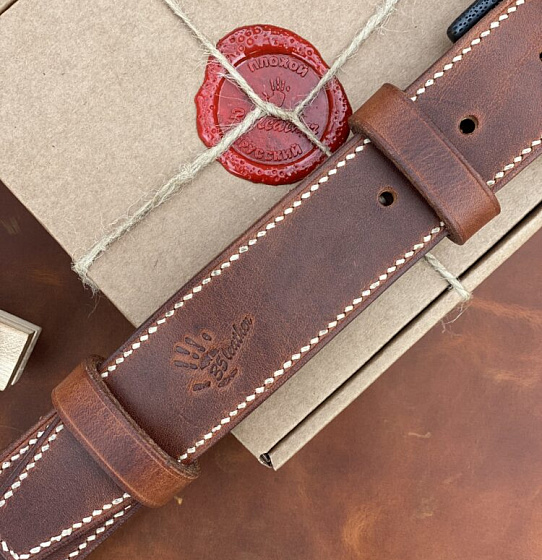 Ремень «Вест&Росс» из натуральной кожи