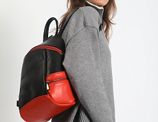 Рюкзак «Urban Lady» (чёрный/оранж)