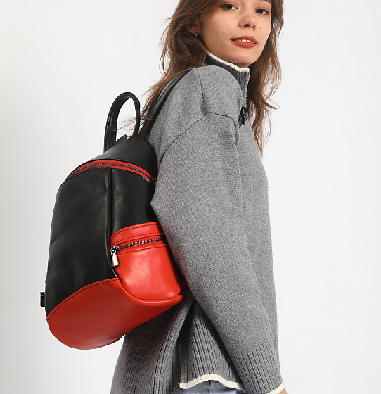 Рюкзак «Urban Lady» (чёрный/оранж)