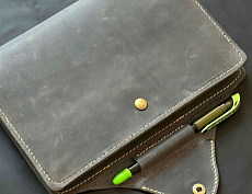 Обложка для ежедневника А6 (серая)