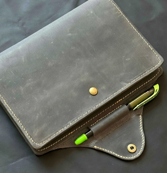 Обложка для ежедневника А6 (серая)