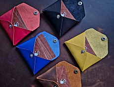 Картхолдер «Конверт» кожа