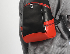 Рюкзак «Urban Lady» (чёрный/оранж)