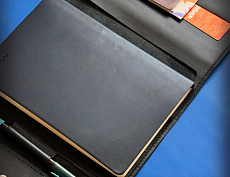 Обложка для ежедневника А6 (чёрная)