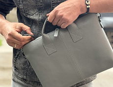 Сумка для ноутбука «Сити-лайн» (серая)