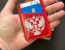 Кардхолдер "Плохой русский" (красный)