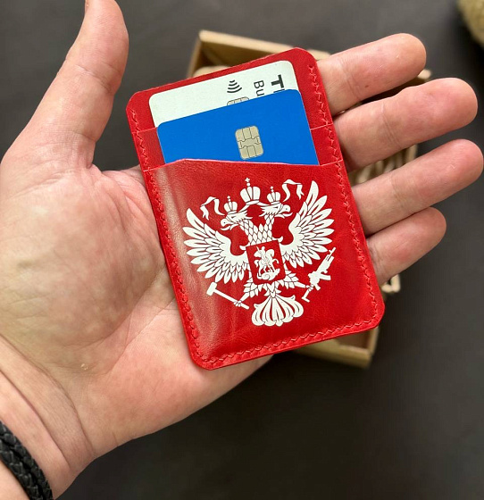 Кардхолдер "Плохой русский" (красный)