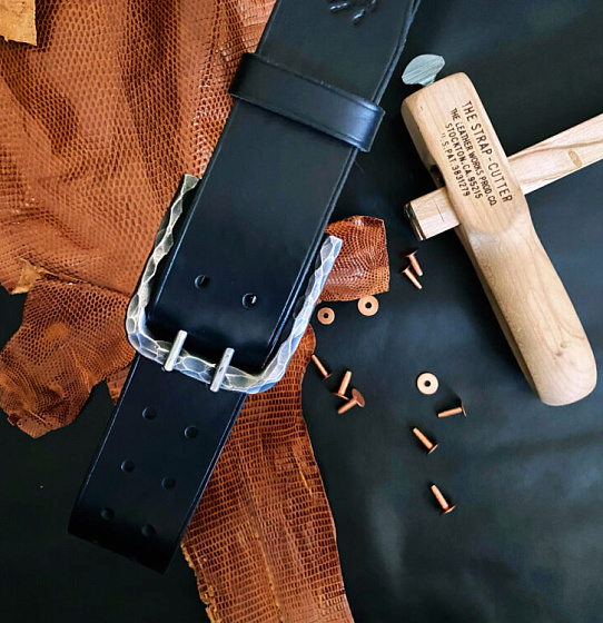 Ремень «Бизон» из натуральной кожи