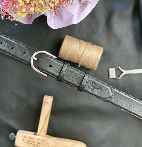 Ремень "Black PRO" из натуральной кожи