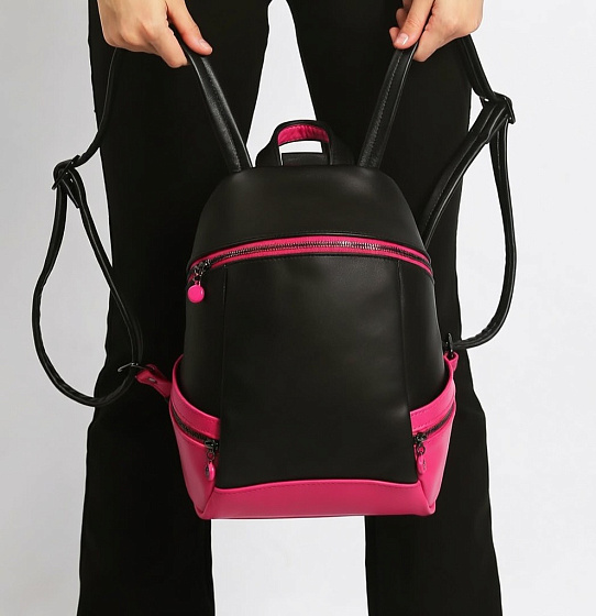 Рюкзак «Urban Lady» (чёрный/розовый)