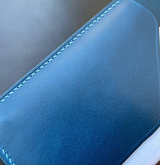 Обложка для документов и карт (синяя)