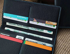 Кошелёк "Лонг" для наличных и карт