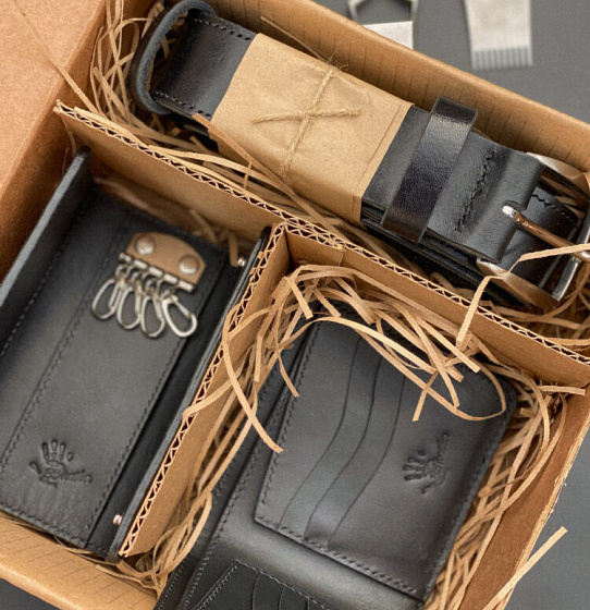 Подарочный набор 3 в 1 (чёрн.)