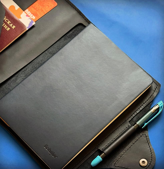 Обложка для ежедневника А6 (чёрная)