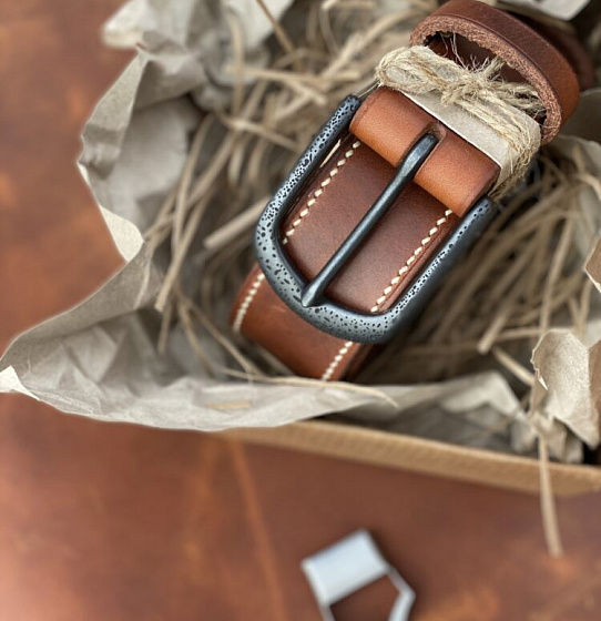 Ремень «Вест&Росс» из натуральной кожи