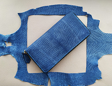 Большой кошелек из кожи варана