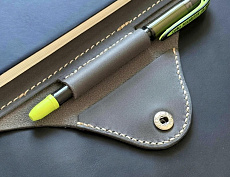 Обложка для ежедневника А6 (серая)