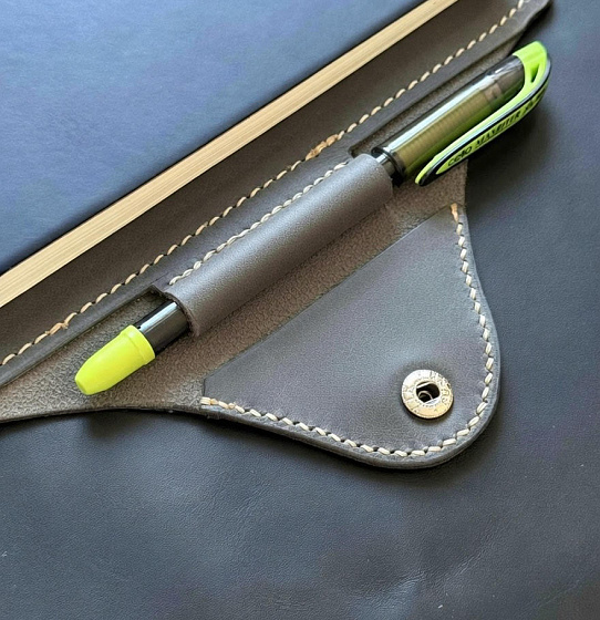 Обложка для ежедневника А6 (серая)